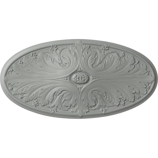 Ekena Millwork Madrid Ceiling Medallion, 24 3/4"W x 12 1/2"H x 1 3/4"P CM24X12MA - main